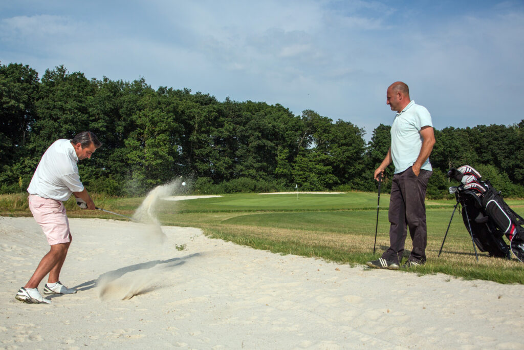 Partie de golf au golf de Fontenay-sur-Eure en Eure-et-Loir