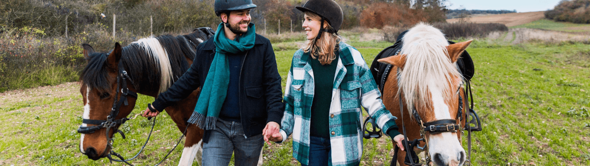 Randonnée à cheval en Eure-et-Loir en amoureux