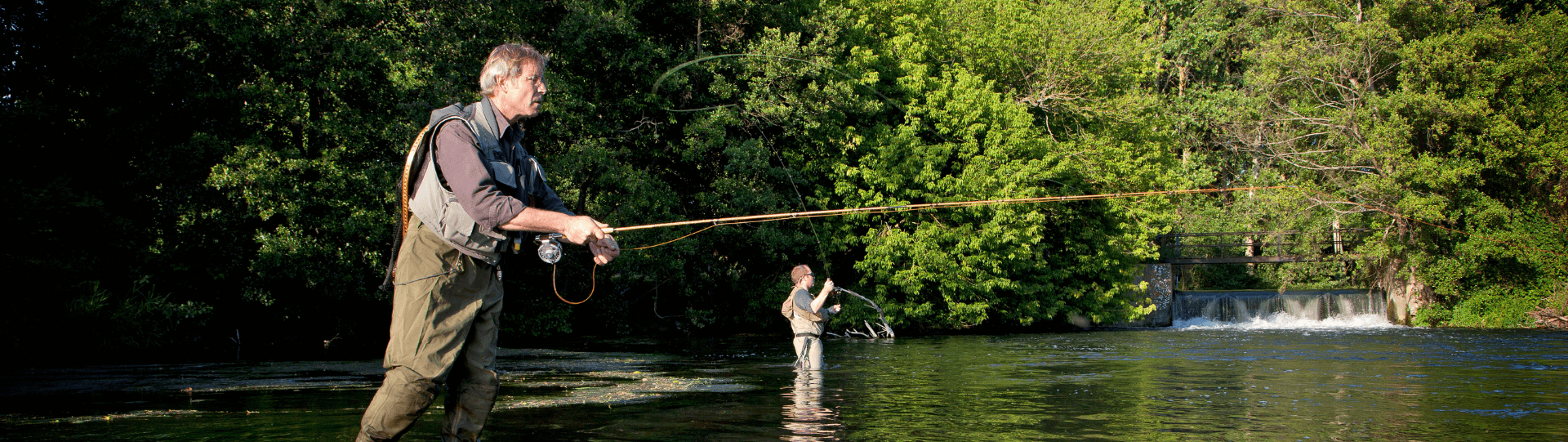 Pêche à la mouche sur l'Avre en Eure-et-Loir